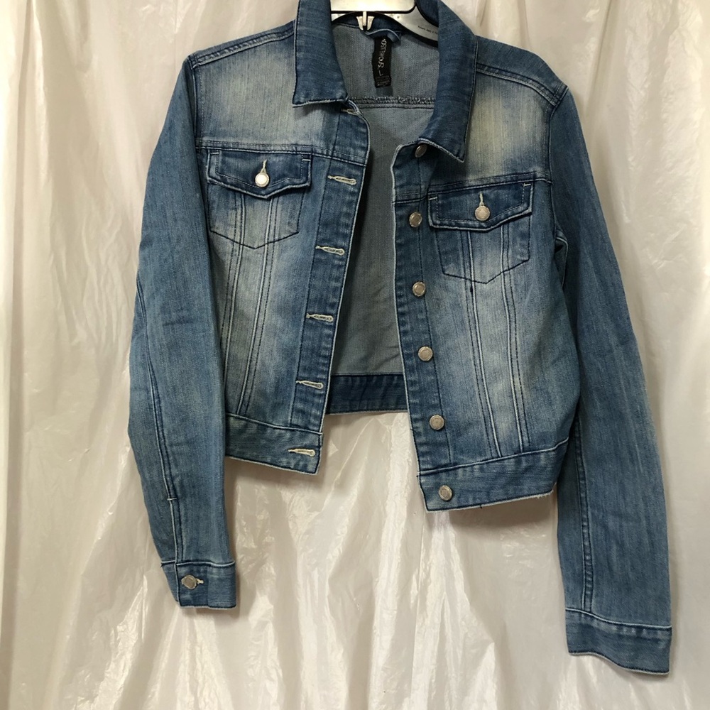 Almost Famous Denim Blue Girls Jacket